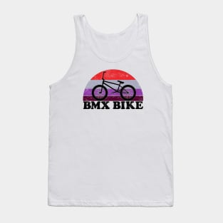 BMX Bike Vintage Colors Tank Top